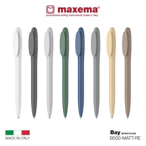 Maxema Promotional Recycled Pen B500-MATT-RE all colors