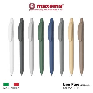 Maxema Promotional Recycled Pen Icon Pure IC8-MATT-RE all colors