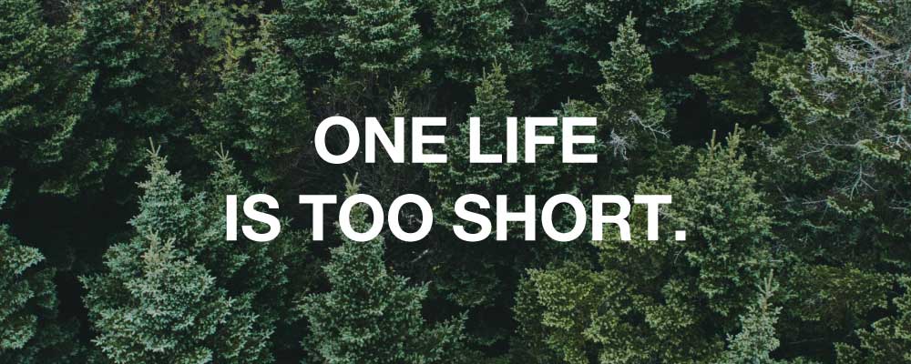 One life is too short