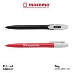 Maxema Promotional Trendy Pen B500-MATT-CB printed sample