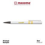 Maxema Promotional Pens Ethic ET900-B printed sample