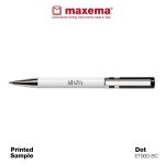Maxema Promotional Pens Ethic ET900-BC printed sample