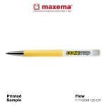 Maxema Promotional Trendy Pen F1T-GOM-CB-CR printed sample